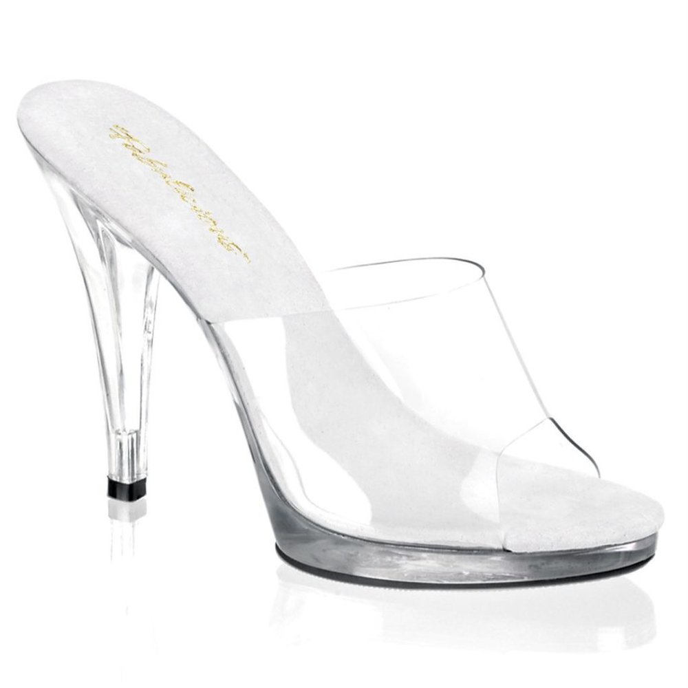 PLEASER SHOES FLAIR 401 - CLEAR